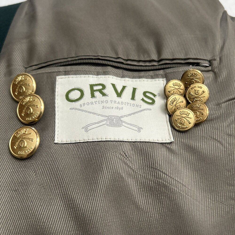 ORVIS hunting brass WATERBURY set Gold Blazer Replacement Buttons